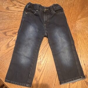 Wrangler Jeans Co. Boys Jeans Dark Blue Straight Leg 4T 9KBTFEV